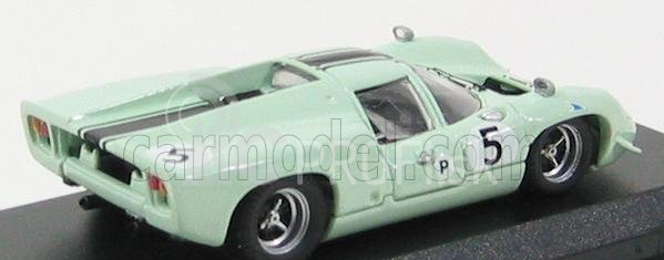 Najlepší model Lola T70 Coupe N 5 Brands Hatch 1967 M.de Udy 1:43 Light Green Black