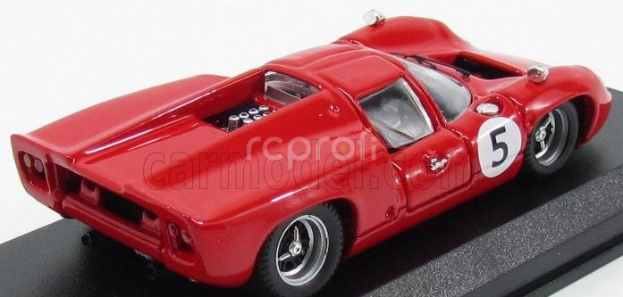 Najlepší model Lola T70 Coupe N 5 Winner Sweden Gp 1967 Y.rosqvist 1:43 Červená