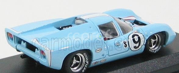 Najlepší model Lola T70 Coupe N 9 Sebring 1968 Patrick - Jordan 1:43 Light Blue