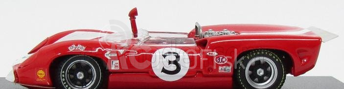 Najlepší model Lola T70 Mk2 Spider N 3 Víťaz Can-am St Jovite 1966 J.surtees 1:43 Červená