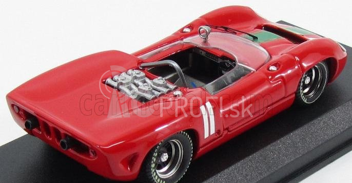 Najlepší model Lola T70 Spider N 11 Winner Motorsport 1964 J.surtees 1:43 Červená zelená