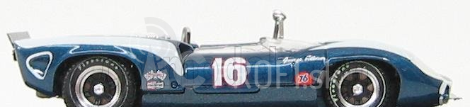 Najlepší model Lola T70 Spider N 16 Riverside 1967 G.follmer 1:43 Blue Met White