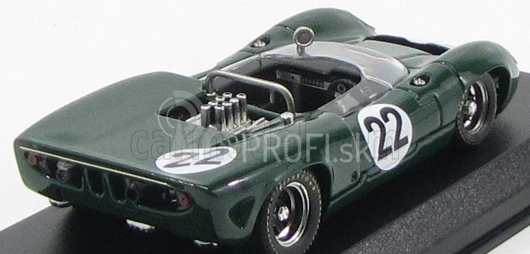 Najlepší model Lola T70 Spider N 22 Silverstone 1966 H.dibley 1:43 Zelená