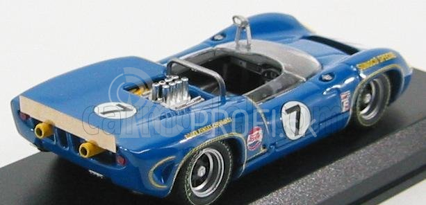 Najlepší model Lola T70 Spider N 7 Nassau 1966 M.donohue 1:43 Modrá