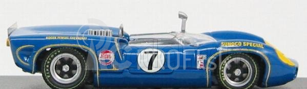 Najlepší model Lola T70 Spider N 7 Nassau 1966 M.donohue 1:43 Modrá