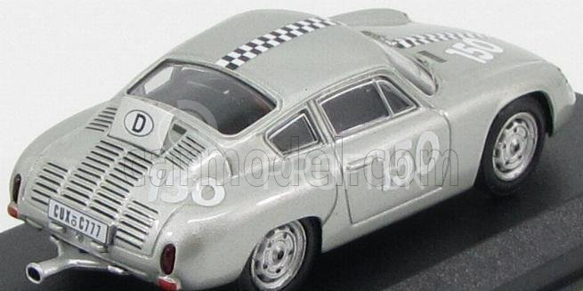 Najlepší model Porsche 1600gs Abarth Coupe N 150 Hockenheim 1961 F.hahnl 1:43 Silver