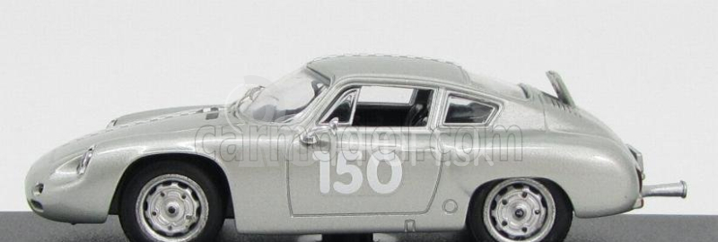 Najlepší model Porsche 1600gs Abarth Coupe N 150 Hockenheim 1961 F.hahnl 1:43 Silver