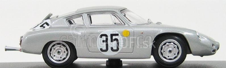 Najlepší model Porsche 1600gs Abarth N 35 Le Mans 1962 Buchet - Schiller 1:43 Silver