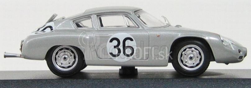 Najlepší model Porsche 1600gs Abarth N 36 Le Mans 1961 Linge - Mon 1:43 Silver