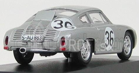 Najlepší model Porsche 1600gs Abarth N 36 Le Mans 1961 Linge - Mon 1:43 Silver