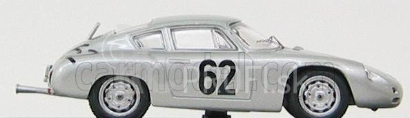 Najlepší model Porsche 1600gs Abarth N 62 Targa Florio 1963 Koch - Von Schroter 1:43 Silver