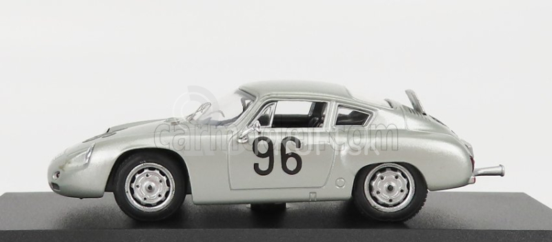 Najlepší model Porsche 356 Carrera Abarth N 96 Targa Florio 1961 Linge - Von Hanstein 1:43 Silver