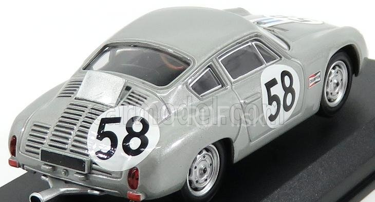 Najlepší model Porsche 356b Carrera Abarth Abarth Gtl N 58 12h Sebring 1963 Cassel - Sesslar 1:43 Grey