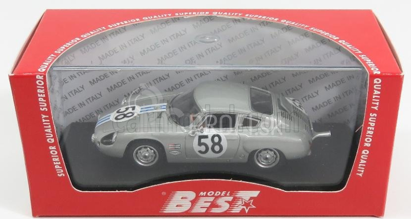 Najlepší model Porsche 356b Carrera Abarth Abarth Gtl N 58 12h Sebring 1963 Cassel - Sesslar 1:43 Grey