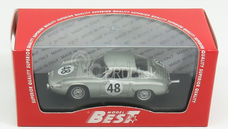 Najlepší model Porsche 356b Carrera Abarth N 48 7. 12h Sebring 1962 Gurney - Holbert 1:43 Silver