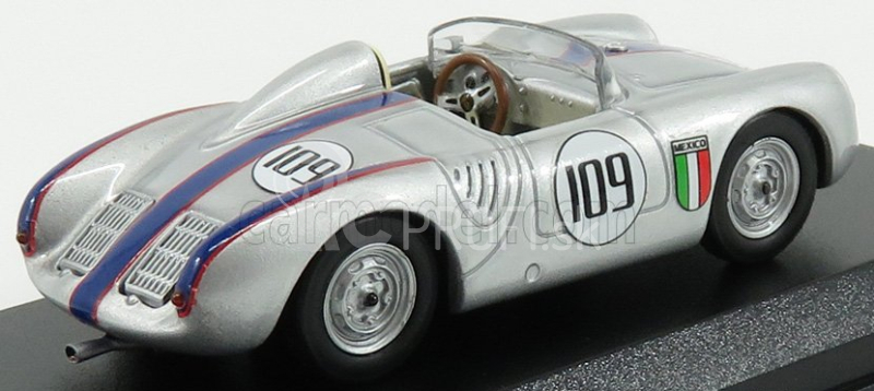 Najlepší model Porsche 550 Rs Spider N 109 Memorial Nassau Trophy Race 1957 R.rodriguez 1:43 Silver