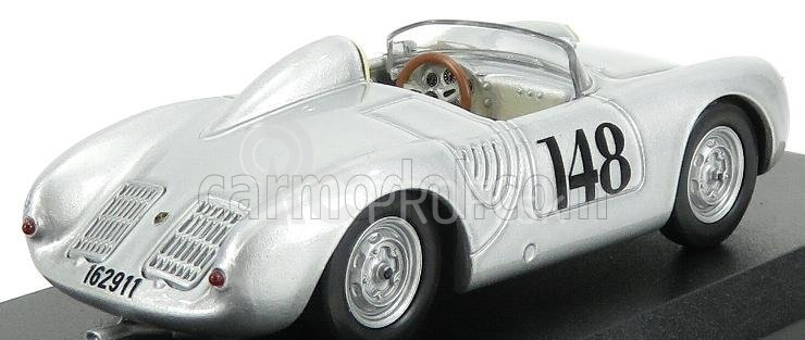 Najlepší model Porsche 550rs N 148 2nd Aosta- Gran San Bernardo 1957 Wolfgang Von Trips 1:43 Silver