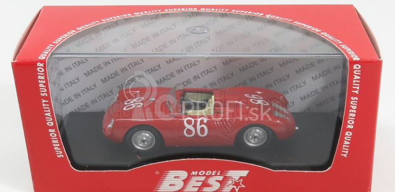 Najlepší model Porsche 550rs N 86 Governator's Trohpy 1958 F.campell 1:43 Red