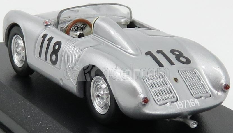 Najlepší model Porsche 550rs Spider N 118 2nd Targa Florio 1959 1:43 Silver