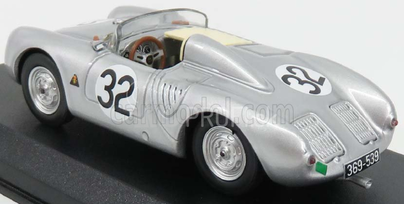 Najlepší model Porsche 550rs Spider N 32 24h Le Mans 1958 Godin De Beaufort - Linge 1:43 Silver