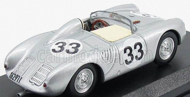 Najlepší model Porsche 550rs Spider N 33 24h Le Mans 1957 Herrmann - Frankenberg 1:43 Silver