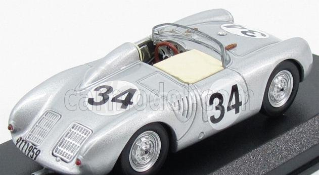 Najlepší model Porsche 550rs Spider N 33 24h Le Mans 1957 Storez - Crawford 1:43 Silver