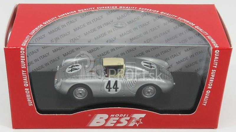 Najlepší model Porsche 550rs Spider N 44 12h Sebring 1957 Bunker - Wallace 1:43 Silver