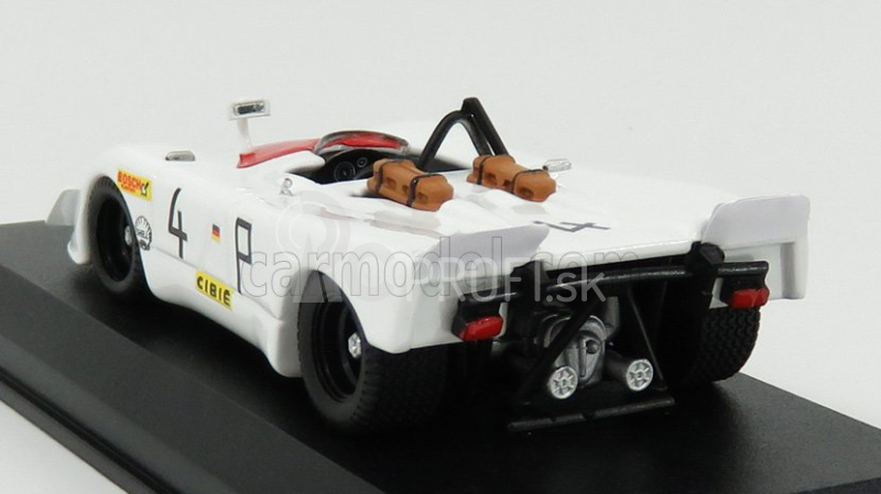 Najlepší model Porsche 908/02 Flunder N 4 2nd 1000km Nurburgring 1969 Stommelen - Herrmann 1:43 White