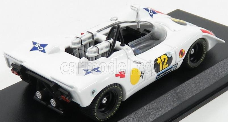 Najlepší model Porsche 908/02 N 12 2nd 1000km Buenos Aires 1970 Roig - Rindt 1:43 Biela