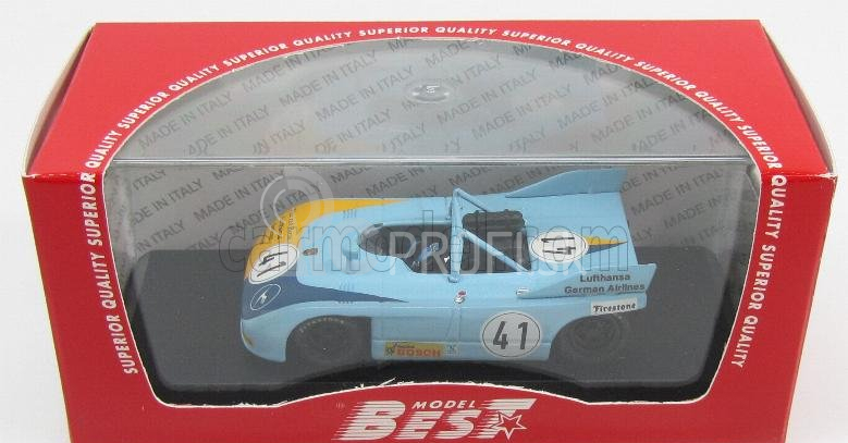 Najlepší model Porsche 908/03 N 41 2nd Nurburgring Interserie 1972 R.jost 1:43 Light Blue