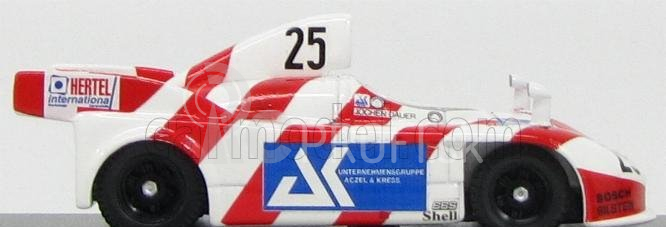 Najlepší model Porsche 908/03 Turbo Gr.6 Brunn Racing N 25 Drm Norisring 1983 J.dauer 1:43 Biela červená modrá