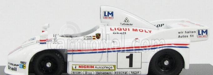 Najlepší model Porsche 908/04 Spider N 1 Winner Brands Hatch 1979 Jost - Merl 1:43 Biela