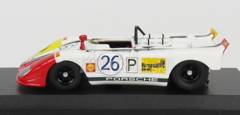 Najlepší model Porsche 908/2 Flunder Spider N 26 Targa Florio 1970 G.larrousse - R.lins 1:43 Biela červená žltá