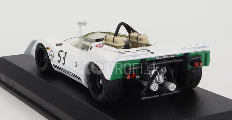 Najlepší model Porsche 908/2 Spider N 53 Winner 6h Brands Hatch 1969 J.siffert - B.redman 1:43 Bielo-zelená