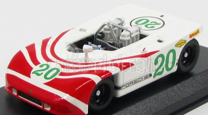 Najlepší model Porsche 908/3 N 20 Targa Florio 1970 Elford - Herrmann 1:43 Bielo-červená