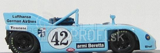 Najlepší model Porsche 908/3 N 42 Watkins Glen 1972 Joest - Casoni 1:43 Light Blue Yellow