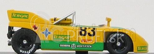 Najlepší model Porsche 908/3 N 83 Campionato Europeo Montagna 1973 J.fernandez 1:43 Žltozelená