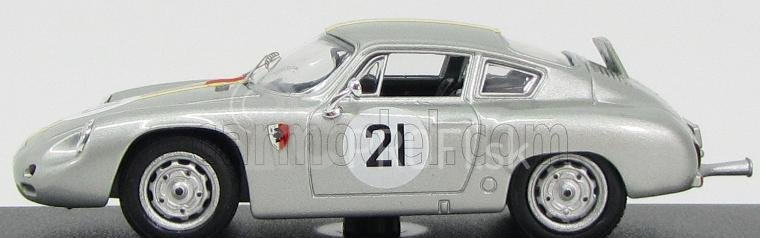 Najlepší model Porsche Abarth N 21 1000km Parigi 1962 Lingue - Koch 1:43 Silver