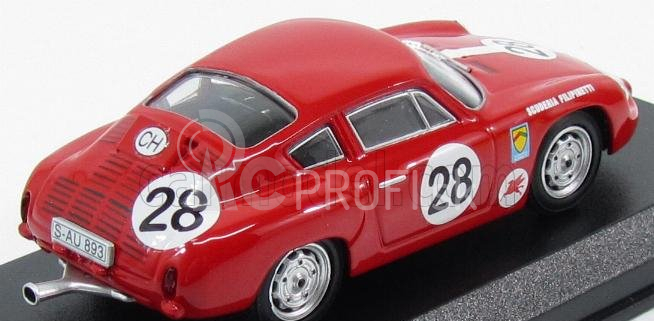 Najlepší model Porsche Abarth Scuderia Filipinetti N 28 Nurburgring 1963 Knunis - Schiller 1:43 Red