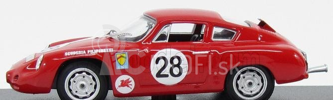 Najlepší model Porsche Abarth Scuderia Filipinetti N 28 Nurburgring 1963 Knunis - Schiller 1:43 Red