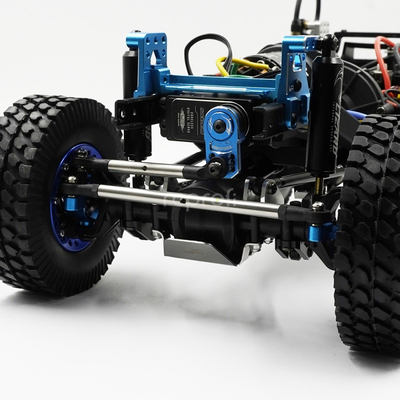 Nerezové lanká riadenia 2ks pre Tamiya CC-02