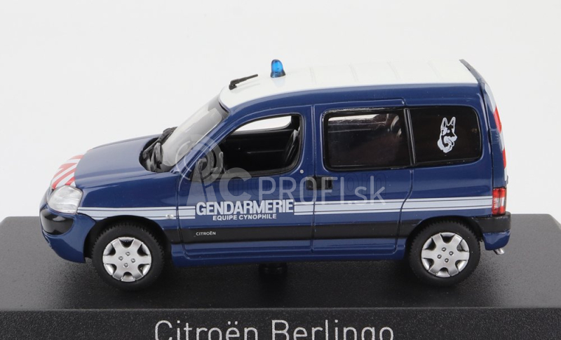 Norev Citroen Berlingo Gendarmerie Equipe Cynophile 2007 1:43 Modrá