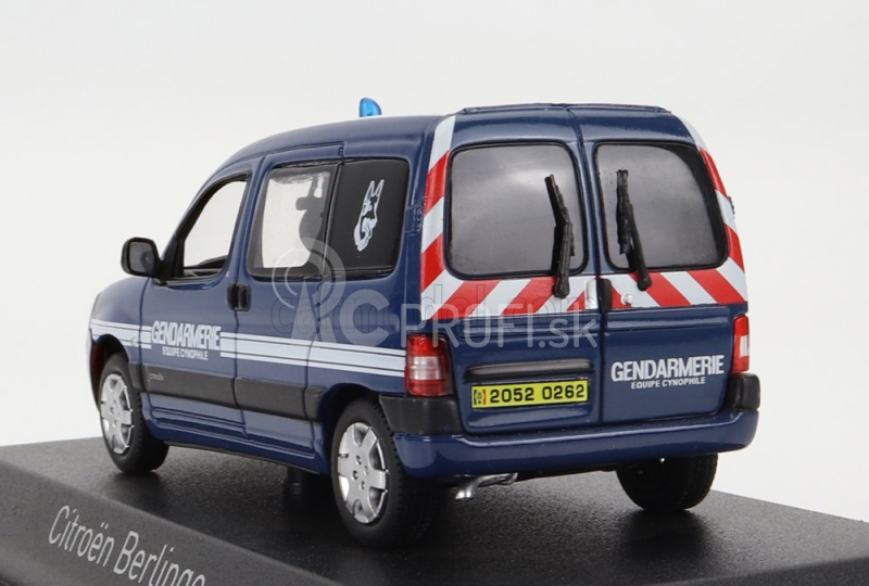 Norev Citroen Berlingo Gendarmerie Equipe Cynophile 2007 1:43 Modrá