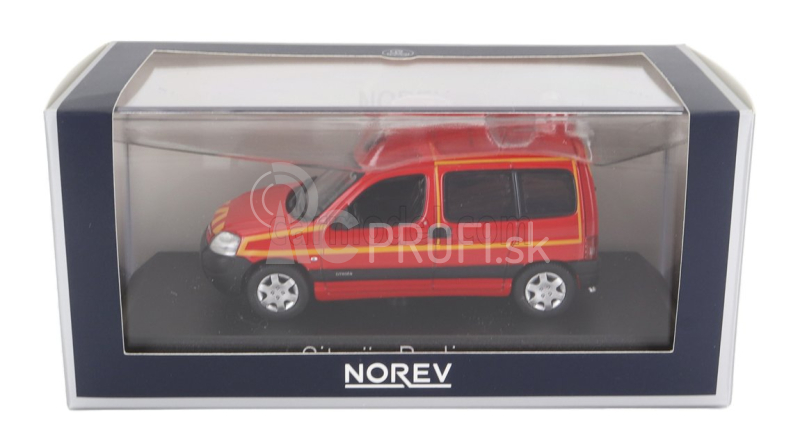 Norev Citroen Berlingo Sapeurs Pompiers 2004 1:43 Červeno-žltá