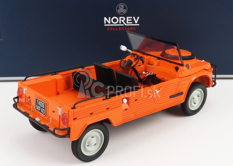 Norev Citroen Mehari 4x4 Kirgiz 1979 1:18 Oranžový