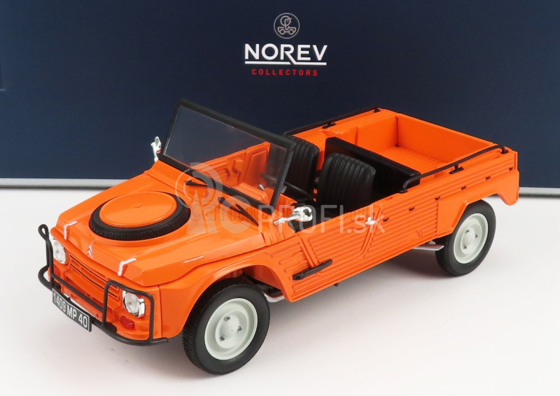 Norev Citroen Mehari 4x4 Kirgiz 1979 1:18 Oranžový