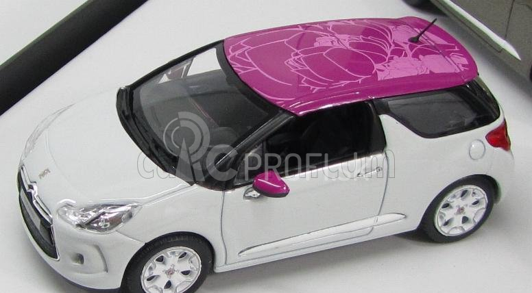 Norev Citroen Set 3x Ds3 2012 With New Roofdeco Flower - Grafika - Falvio 1:43 Various