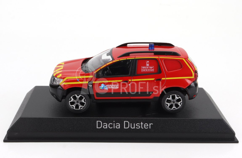 Norev Dacia Duster Pompiers 2020 1:43 Červená