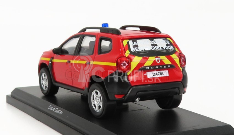 Norev Dacia Duster Pompiers 2020 1:43 Červená žltá