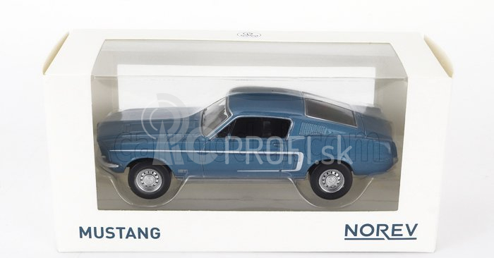 Norev Ford usa Mustang Gt Fastback Coupe 1968 1:43 Acapulco Blue